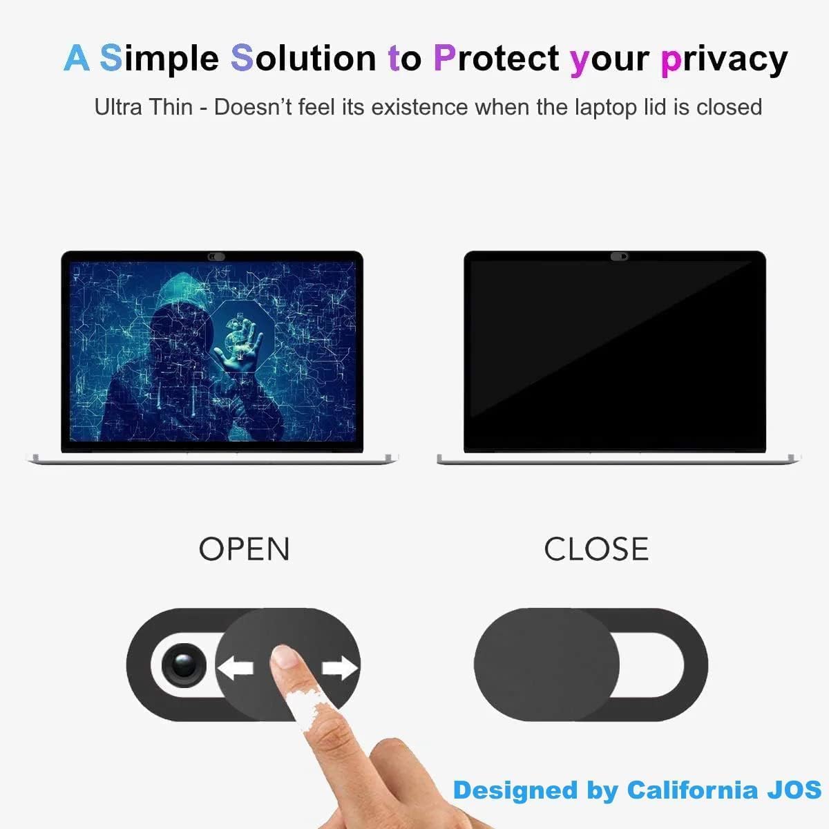 12 PCS Ultra-Thin Webcam Cover Slide for Laptop iPhone iPad MacBook Pro Computer iMac Cell Phone(Tesla Model 3/Y Interior Cabin Camera) PC Accessories Camera Blocker Slider, Great for Privacy
