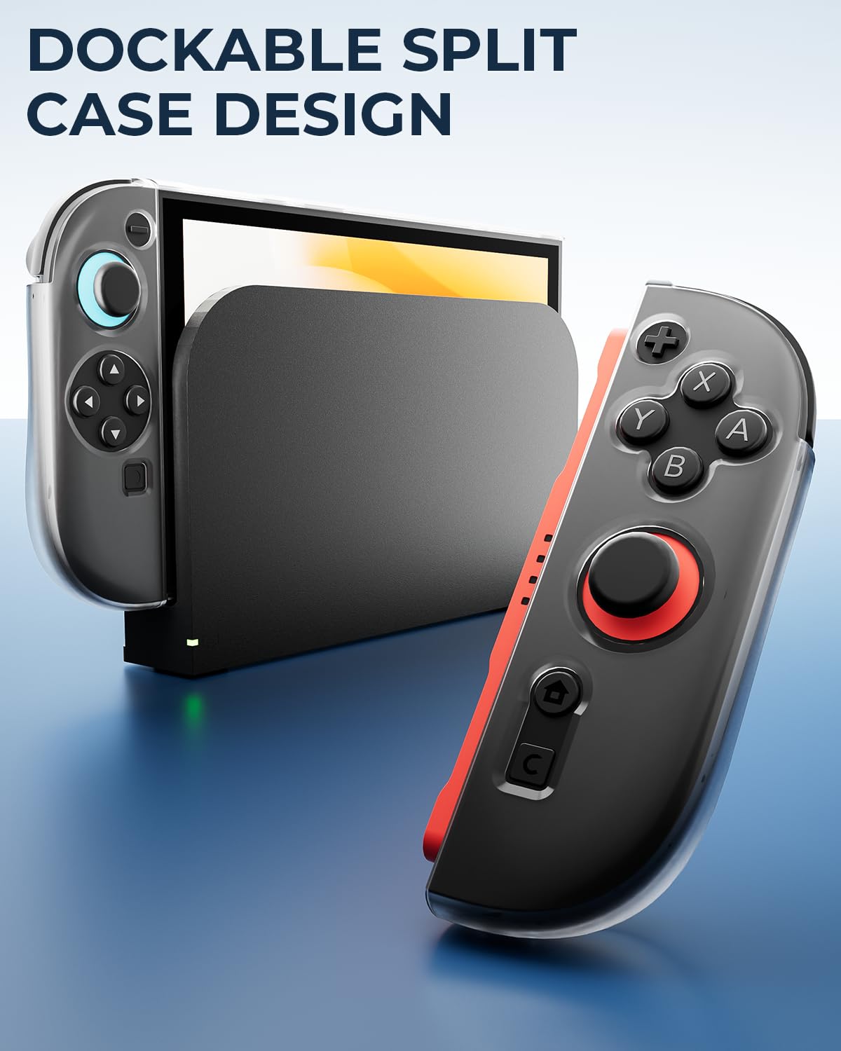 Switch 2 Accessories Bundle for Nintendo, 16-in-1 Game Kit: Carrying Case, Screen Protectors with Alignment Frame, Steering Wheels, Grips for Joycon Controller, Dockable Console Protective Cover Shell