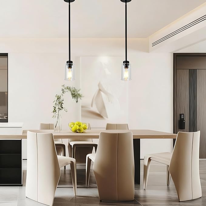 Mini Pendant Lighting for Kitchen Island Black Pendant Lights Kitchen Island Hanging Lights for Kitchen Dining Room Décor