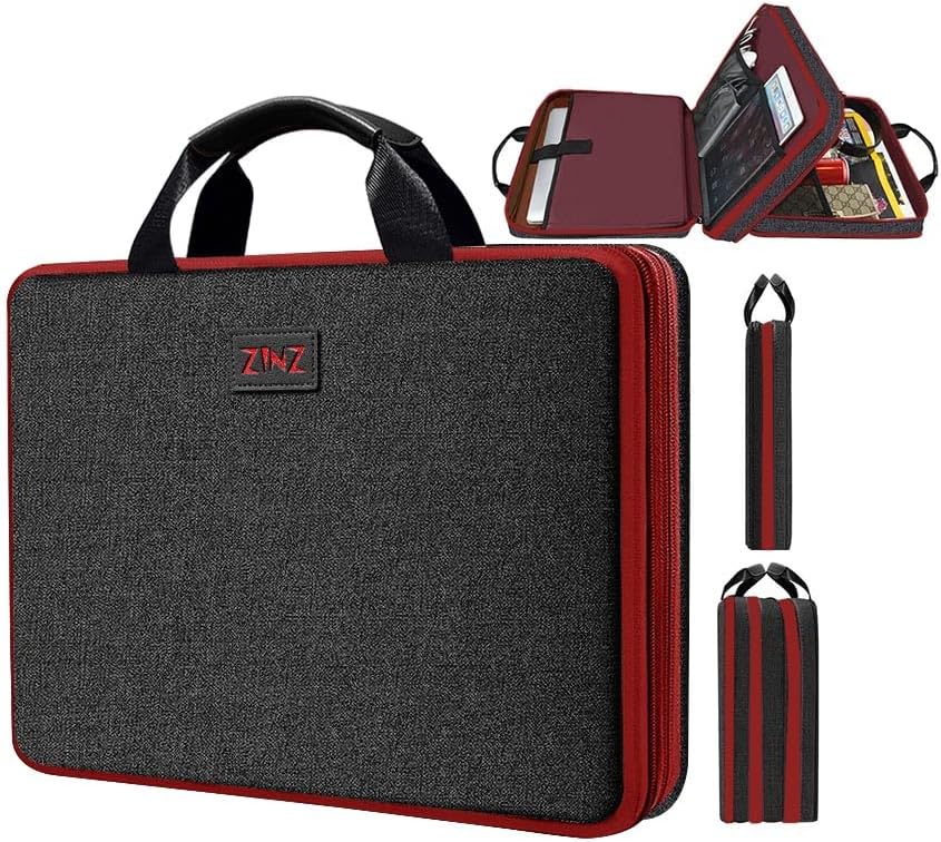 ZINZ Slim Expandable Laptop Case 15.6 Inch Sleeve Upgraded Protective Durable Recycled Carrying Case Compatible with MacBook 15" & 16" and Most 15" 15.6" 16" Notebook,B01K02