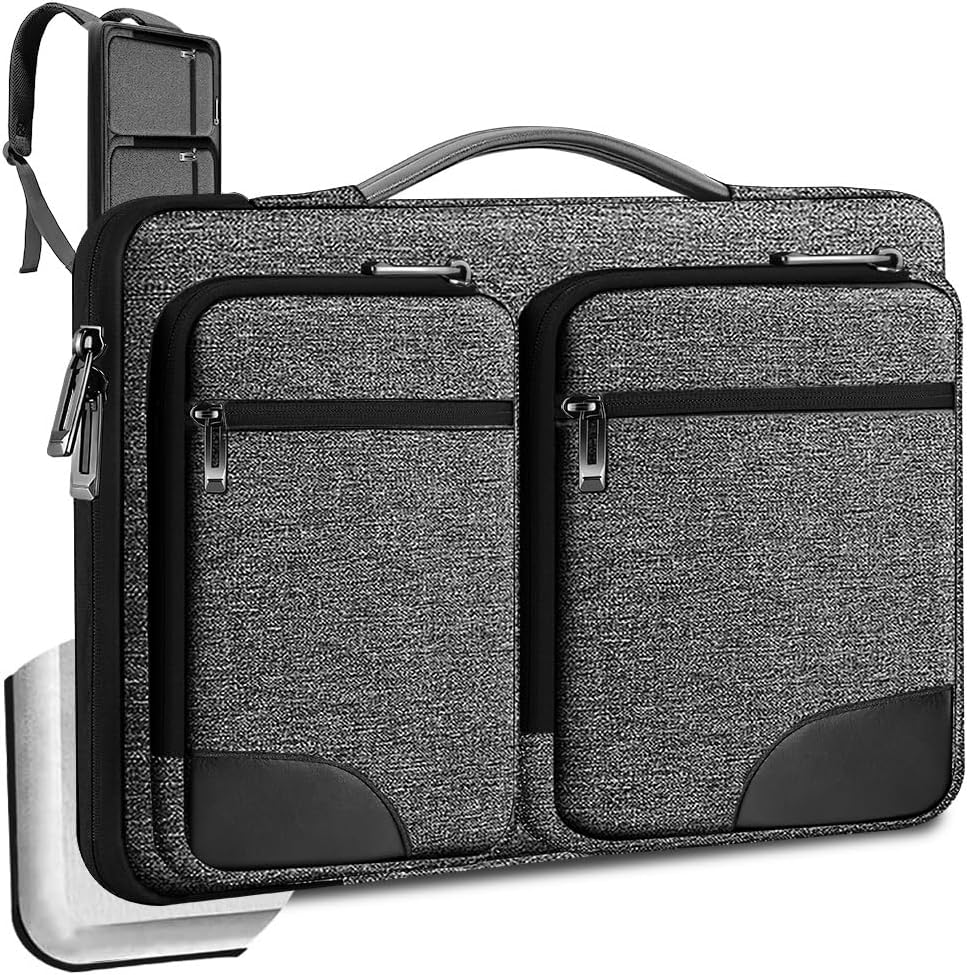 Hseok Laptop Sleeve 15 15.6 16 inches Case Protective PC Briefcase for Commuting and Business trip,BJP-Dark