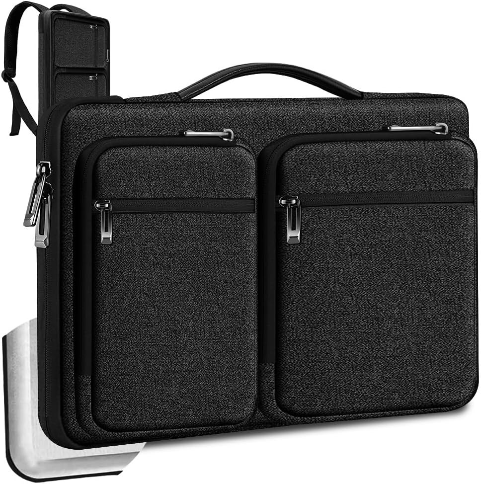 ZINZ Laptop Case 15 15.6 16 inches Sleeve Slim Briefcase Spill-Resistant Handbag for Most Popular 15" 15.6" 16" Notebooks,B01K01