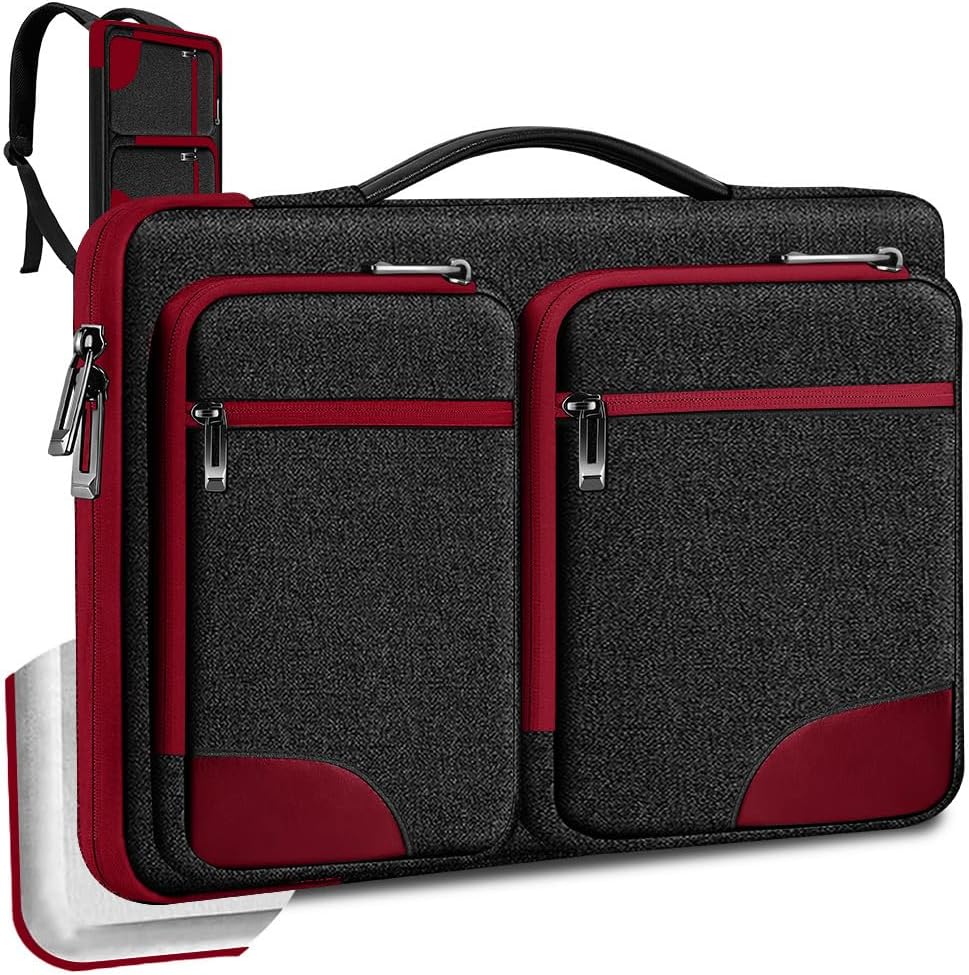 ZINZ Laptop Case 15 15.6 16 inches Sleeve Slim Briefcase Spill-Resistant Handbag for Most Popular 15" 15.6" 16" Notebooks,B01RD02