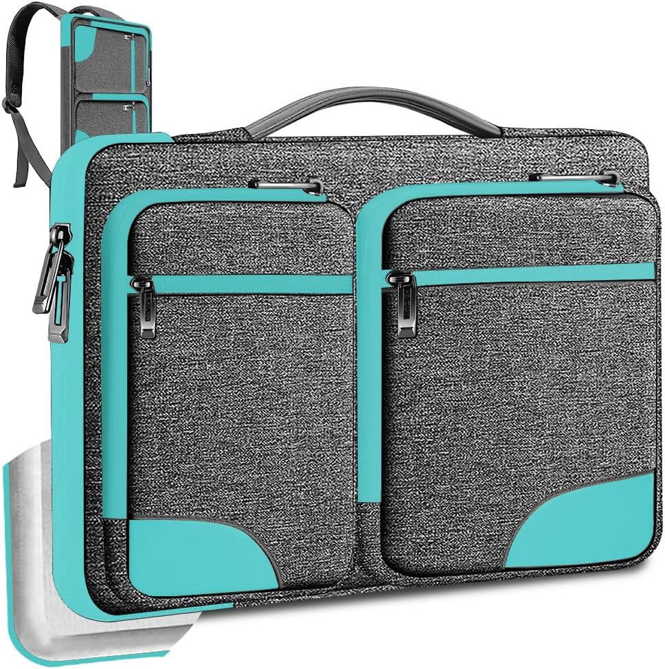 ZINZ Laptop Case 15 15.6 16 inches Sleeve Slim Briefcase Spill-Resistant Handbag for Most Popular 15" 15.6" 16" Notebooks,G01BL02