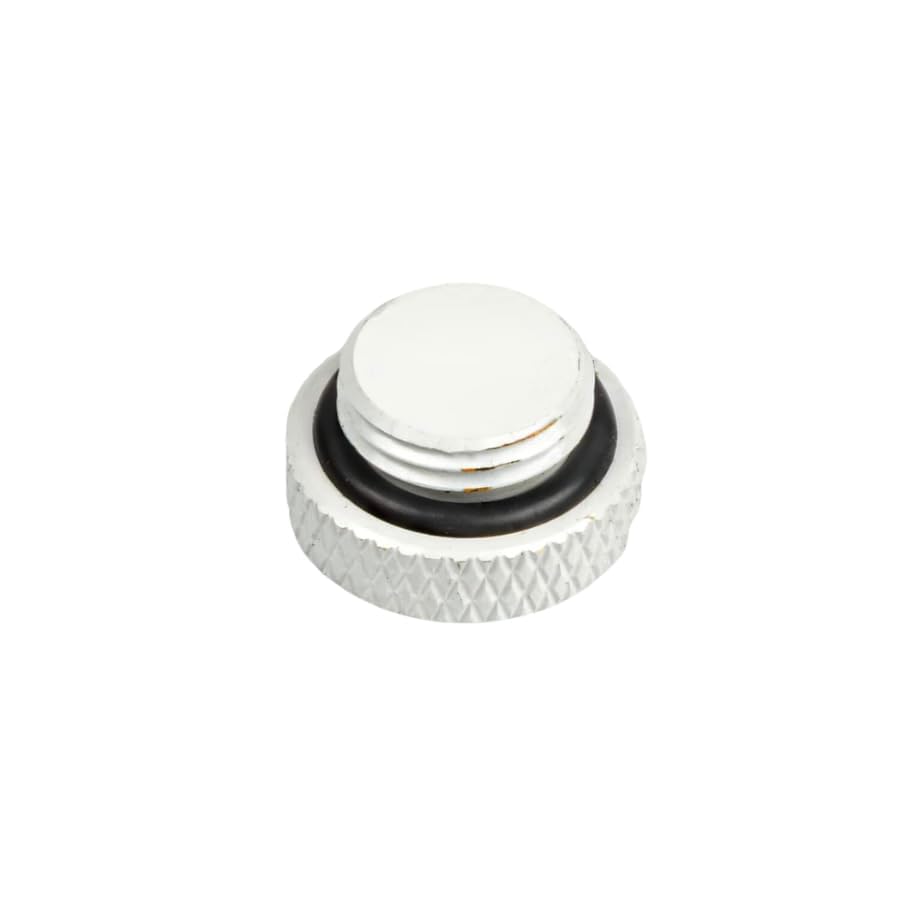 Dracaena.io 12 Pack G1/4" Thread, Thin Water Stop Plug Fitting with Coin Slot for Computer Water Cooling System, Durable Brass/Copper Material, White