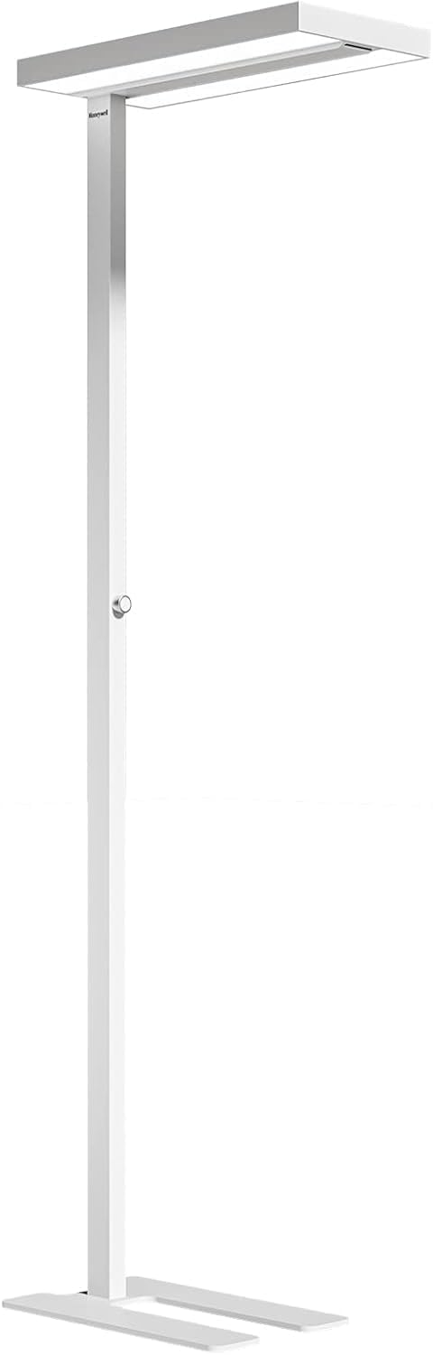 Honeywell 155W LED Floor Lamp - 02E MAX Sunturalux Eye-Care Tall Standing Light, 16000LM 4000K Natural Daylight Reading Lamp for Home Office Bedroom