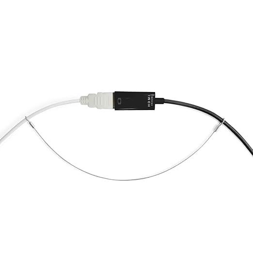 10 Pack Adjustable Cable Tether Universal Computer Adapter Lock Kit DIY Kit Stainless Steel with Nylon Coat Tether Computers Adapters/Dongles/HDMI/VGA/DP Adapter
