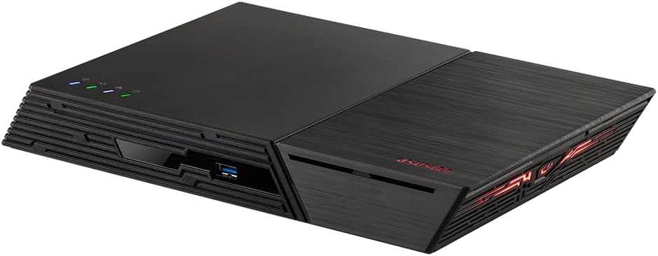 Asustor FLASHSTOR 6 Gen2 FS6806X, 6 Bay All M.2 SSD NAS, AMD Ryzen Quad-Core 2.3GHz, 8GB RAM DDR5, 10GbE Port, USB4 Type-C, Network Attached Storage for Video & Content Creators (Diskless)