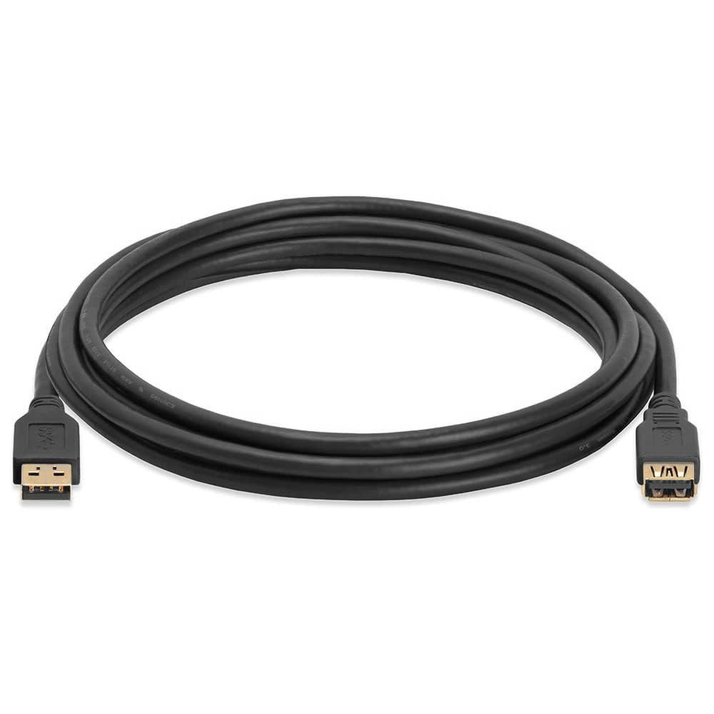 Cmple - USB 3.0 A Male to A Female Extension Gold Plated Cable - 10FT (Blue)