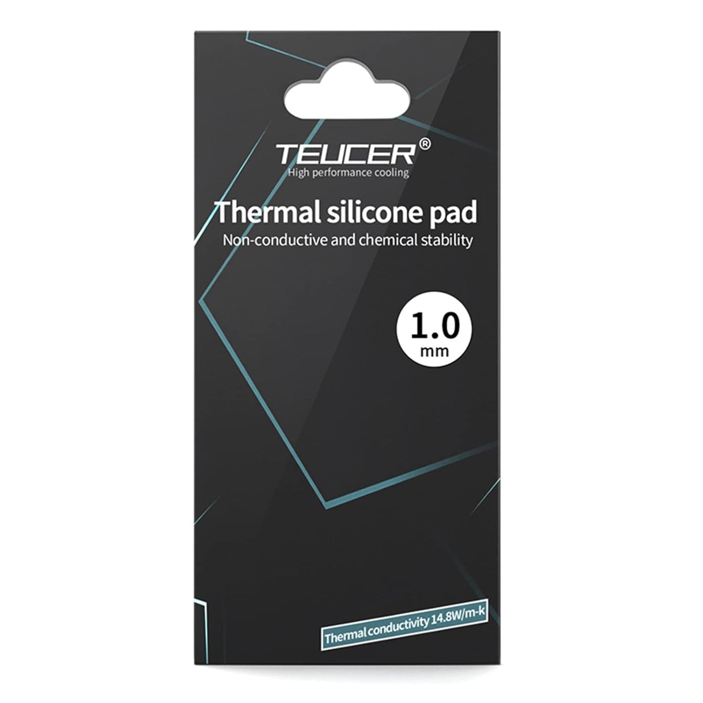 Thermal Pad 14.8 W/mK, 85x45x1mm, Non Conductive Heat Resistance High Temperature Resistance, Silicone Thermal Pads for Laptop Heatsink GPU CPU LED Cooler (1mm)