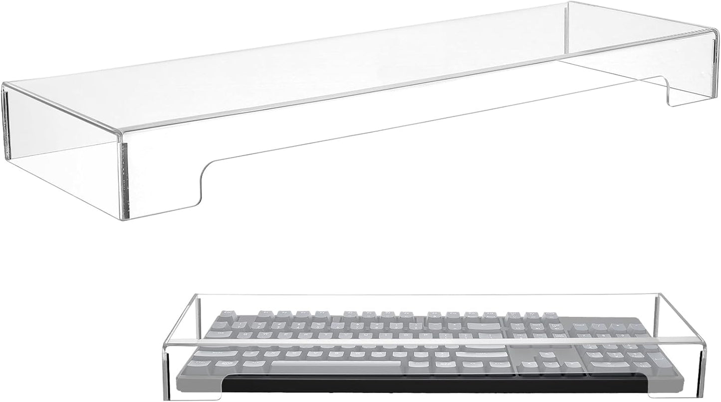 Cabilock Keyboard Cover Transparent Case- Proof: Monitor Storage Protector: Protector for Cat, in Touching - Bridge Standard Proof Accessories from Stand Size Acrylic Tablet Keyboard Dust Cover