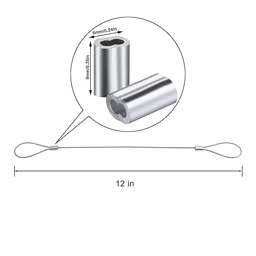 20 Pack Adjustable Cable Tethers, Universal Adapter Lock Kit DIY Kit Stainless Steel with Nylon Coat Tether Computers/Dongles/HDMI/VGA/DP/Mac Adapter