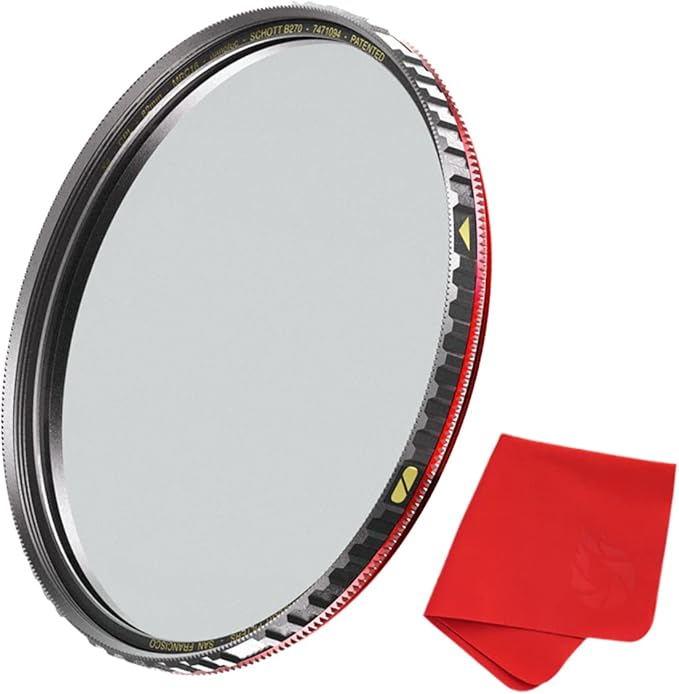 X4 CPL 49mm Circular Polarizer Filter - Schott B270 - MRC16 - Nano Coating - Weather Sealed - 25 Year Support by Breakthrough Photography