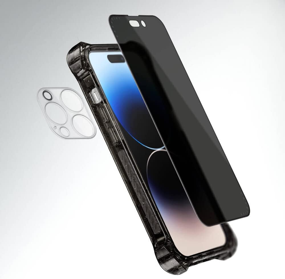 CASETiFY Impact Privacy Screen Protector [Tempered Glass] for iPhone 14 Pro