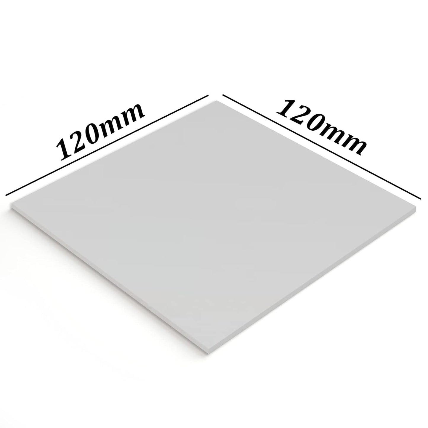 Thermal Pad 14.8 W/mK, 120x120x2mm, Non Conductive Heat Resistance High Temperature Resistance, Silicone Thermal Pads for Laptop Heatsink GPU CPU LED Cooler (2mm)