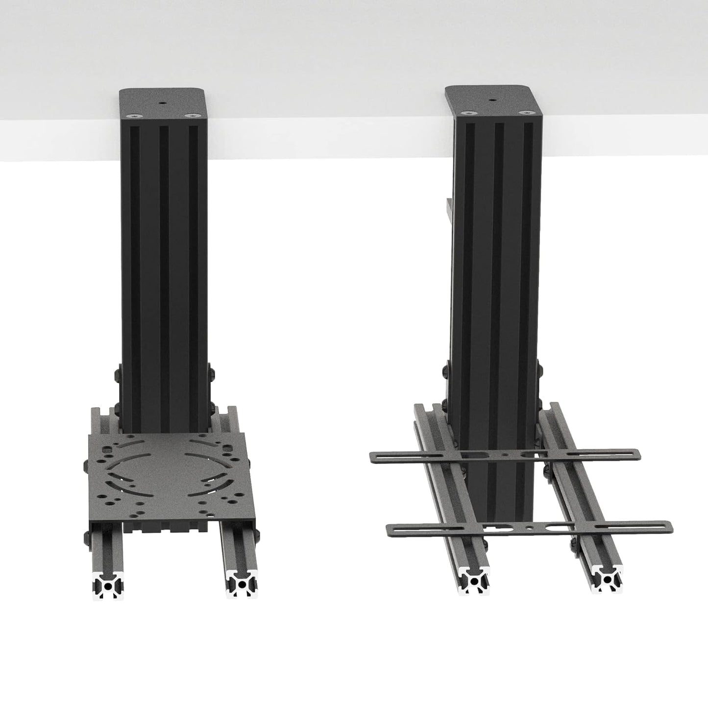 Hikig 2 Set Desk Mount for Flight Sim Game Joystick, Throttle and HOTAS Systems - Compatible With Logitech X56, X52, X52 Pro, Thrustmaster T-Flight HOTAS, T.16000M, TCA