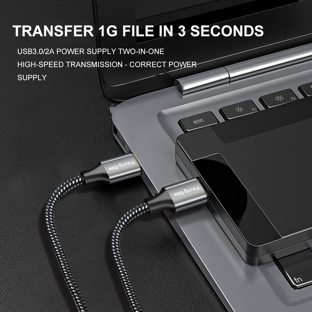 USB 3.0 A to A Male Cable 1 ft,Super Speed Type A Male to Male Cable USB 3.0 Double End USB Cord for Hard Disk, Cameras,Laptop Cooler, DVD Player and More (1FT/0.3M)