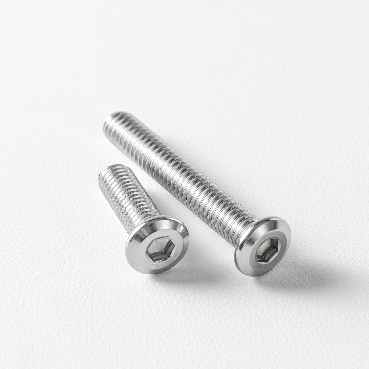 3/16-24 x 2" (30 Pack) Flat Head Hex Socket Cap Screws Bolts, 304 Stainless Steel 18-8, Hex Drive, Bright Finish, Fully Machine Thread