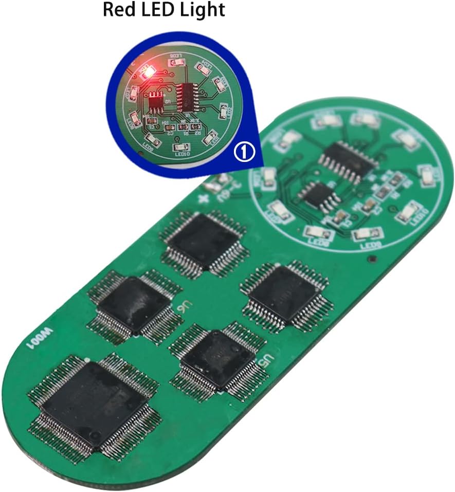 Soldering Practice Kit DIY Circular Red LED SMD Circuit Kit Learn Soldering Kit For Beginners