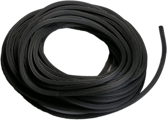 Window Screen Spline, 0.16" x 120ft Screen Retainer Spline for Window Screen Replacement, Black, Tooltriz