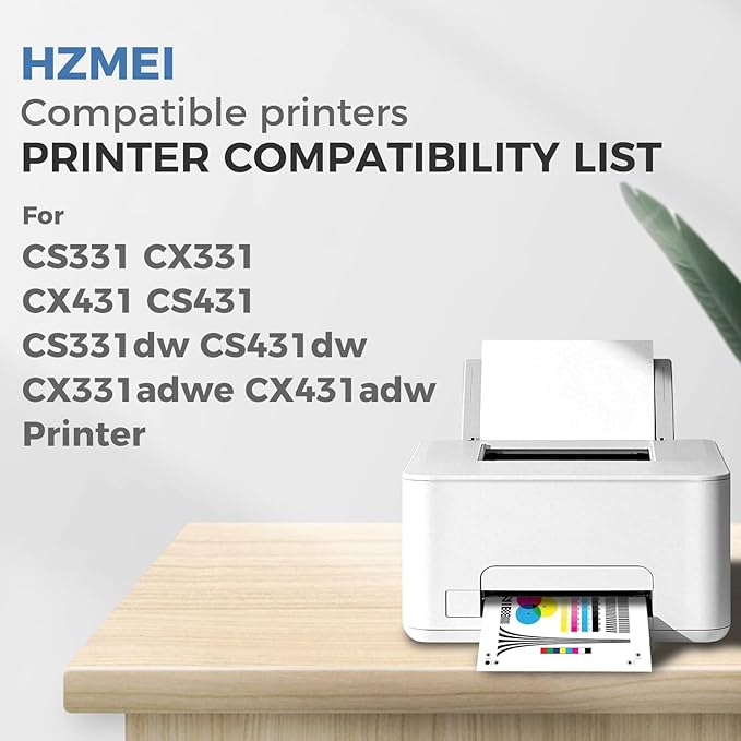 CS331 CX331 Toner Cartridge High Yield Lexmark 20N10K0 Toner with Chip Replacement for Lexmark CS331 CX331 CS331dw CS431dw CX331adwe CX431adw Series Printer