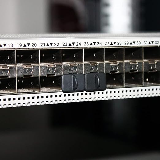 SFP SFP+ XFP Dust Covers Caps Suitable for Open Slot on Network Switch Silicone Type A 20pcs/Pack