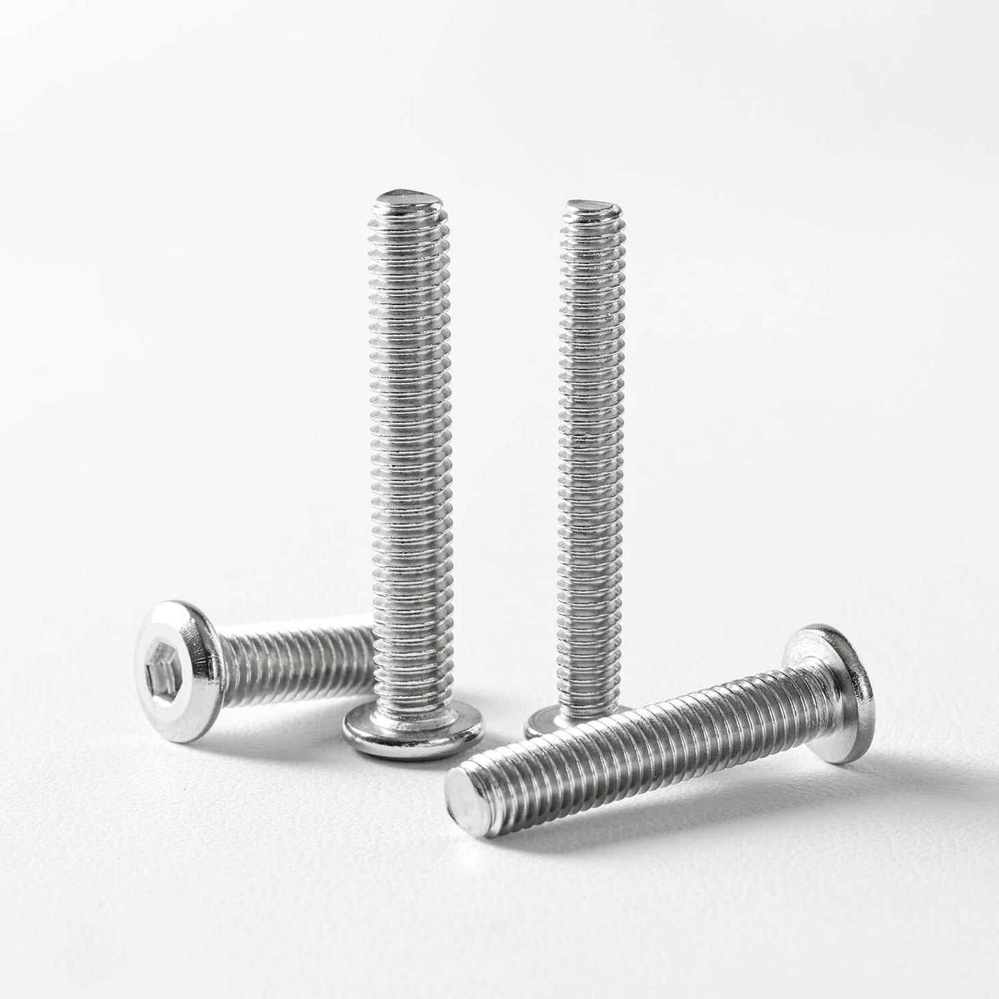 3/16-24 x 3/8" (50 Pack) Flat Head Hex Socket Cap Screws Bolts, 304 Stainless Steel 18-8, Hex Drive, Bright Finish, Fully Machine Thread
