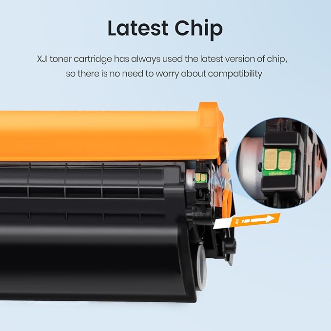 XJI 134X(with Chip) High Yield Compatible Toner Cartridges Replacement for HP 134 X A W1340X 134A W1340A Ink, for Laser Jet M209dw MFP M234dw M234sdw M234sdn Printer Black