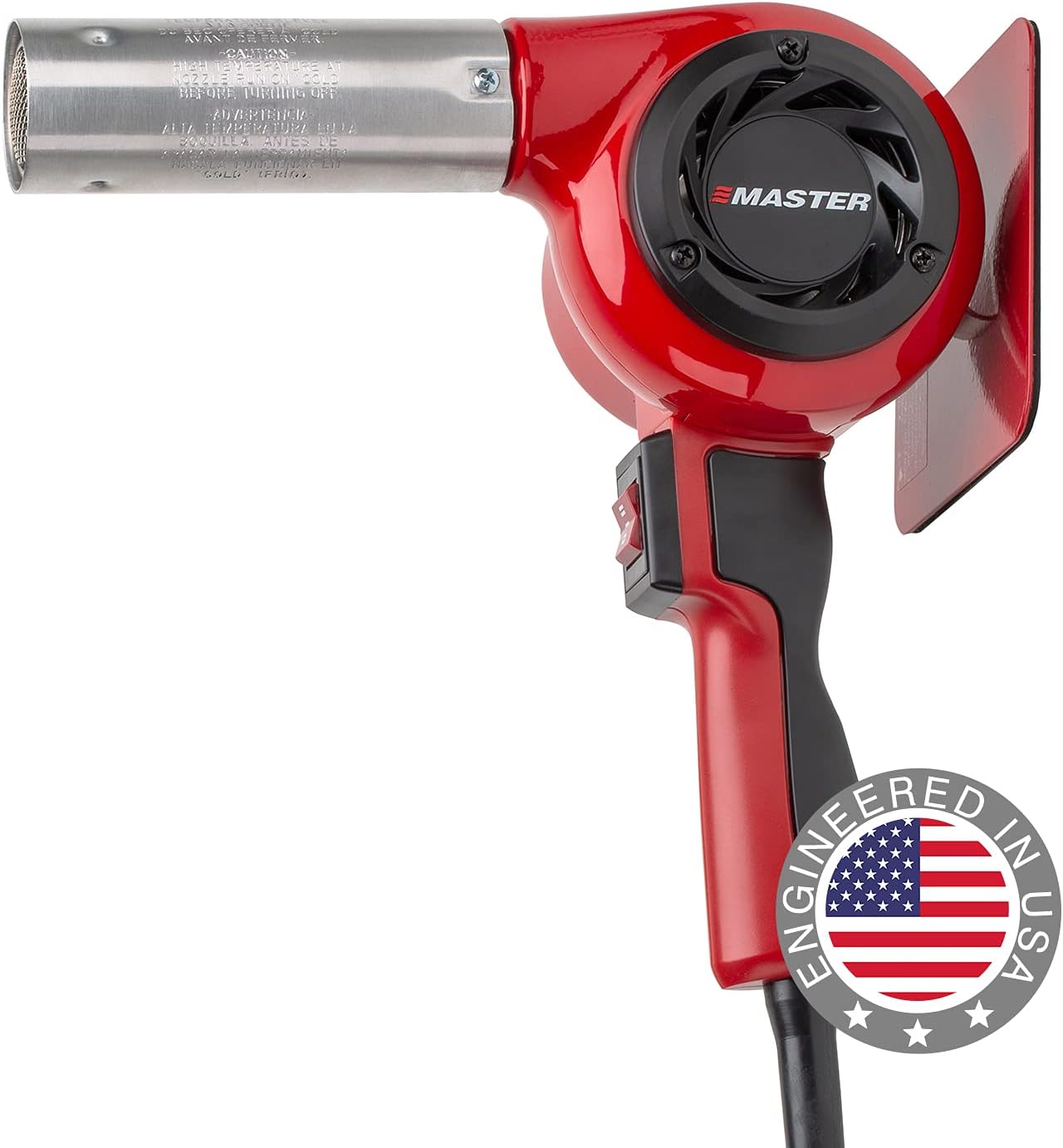 Master Appliance HG-501D Industrial Heat Gun, Quick Change Plug-In Heating Element, 1200F, 120V, 1740W, 14.5 Amps, Assembled In USA