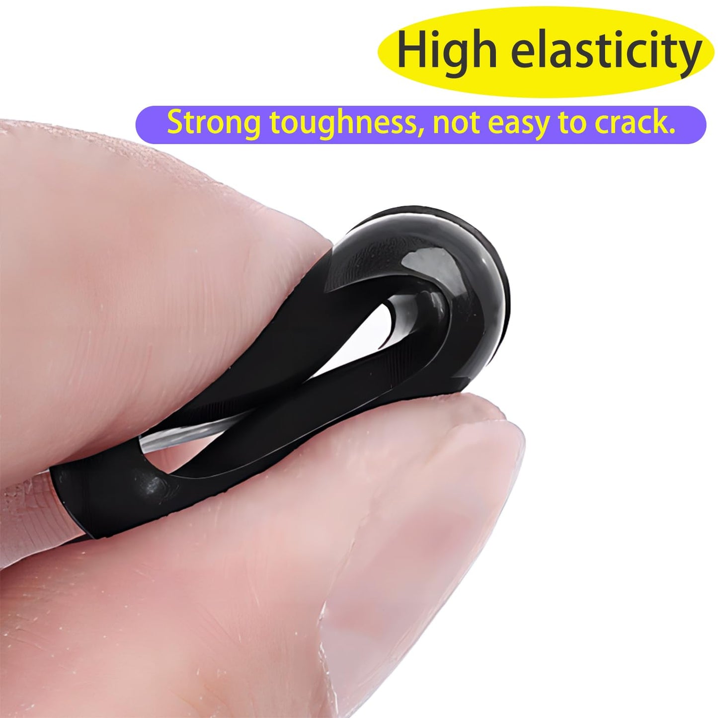 Qrity 20 PCS Rubber Grommets Cable Railing, Car Grommet, Cable Railing Protective Sleeves for Metal Posts, ID 3mm Mount Dia 5mm