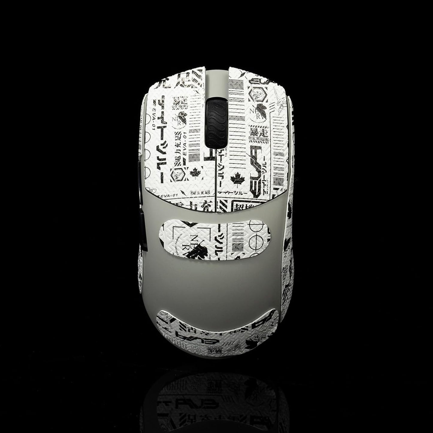 Grip Tape for Lamzu Atlantis Maya - Anti-Slip,Enhanced Control, Sweat Resistance,Improves FPS Gaming Grip & Mouse Protection [Pre-Cut] Black Thin 0.3mm