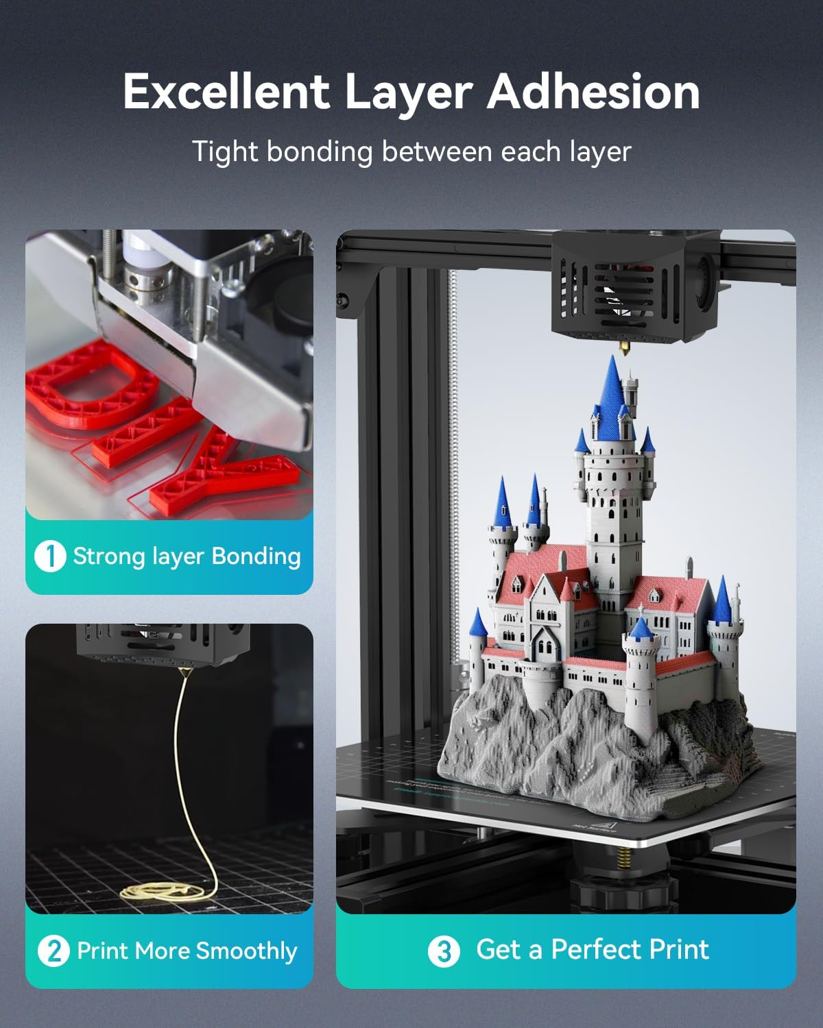 SUNLU 3D Printer Filament PETG Filament 1.75mm, Less Stringing Good Layer Adhesion High Toughness, PETG Filament 1.75 ±0.02mm, 1kg Spool(2.2lbs), Transparent Red