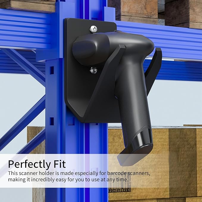 Scanner Holder for Desk Barcode Scanner for Motorola Symbol Zebra Honeywell Barcode Scanner Holder LS2208 DS3608 1300G with Screws & Adhesive Tape (4)