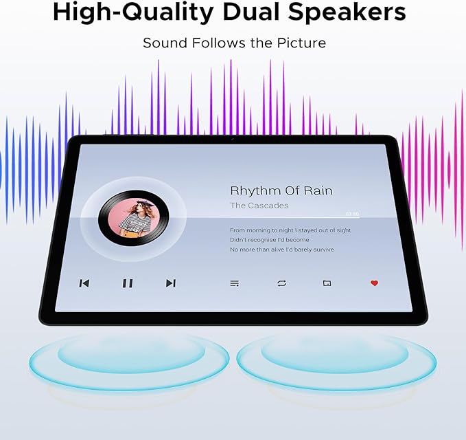 DOOGEE Tab A9+(2025) Android 15 Tablet with Keyboard,11 inch Tablet,8580mAh,20GB+64GB/2TB TF,7.9mm Ultra-Thin,13MP+5MP,Dual Speakers,Bluetooth 5.0,Face ID,5G WiFi,FM,Widevine L1,Gray