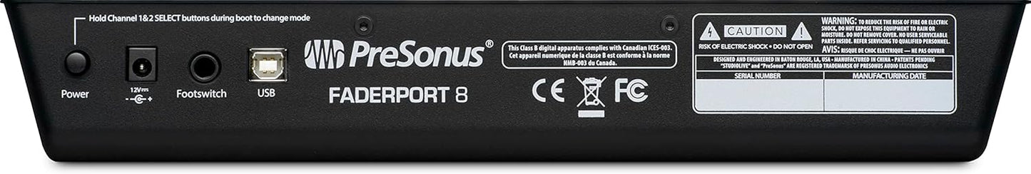 PreSonus FaderPort 8 DAW Controller with Studio One Pro Software