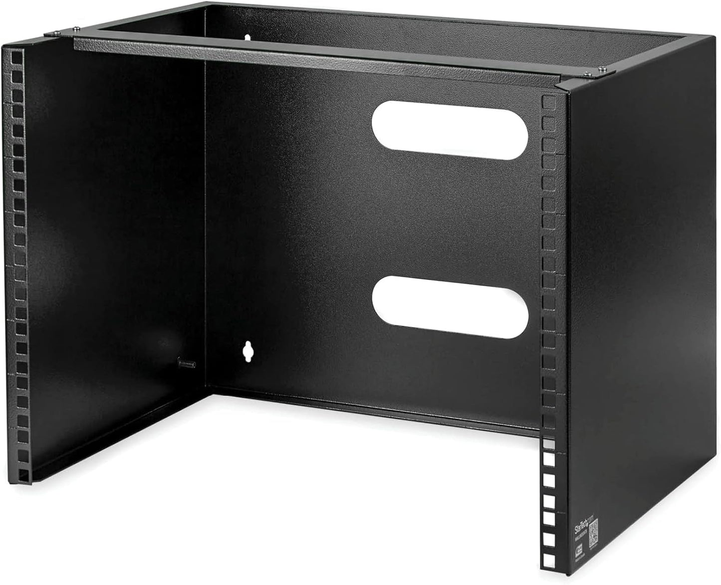StarTech Wall Mount Rack with Shelf and Power Strip for Networking Equipment (8U)
