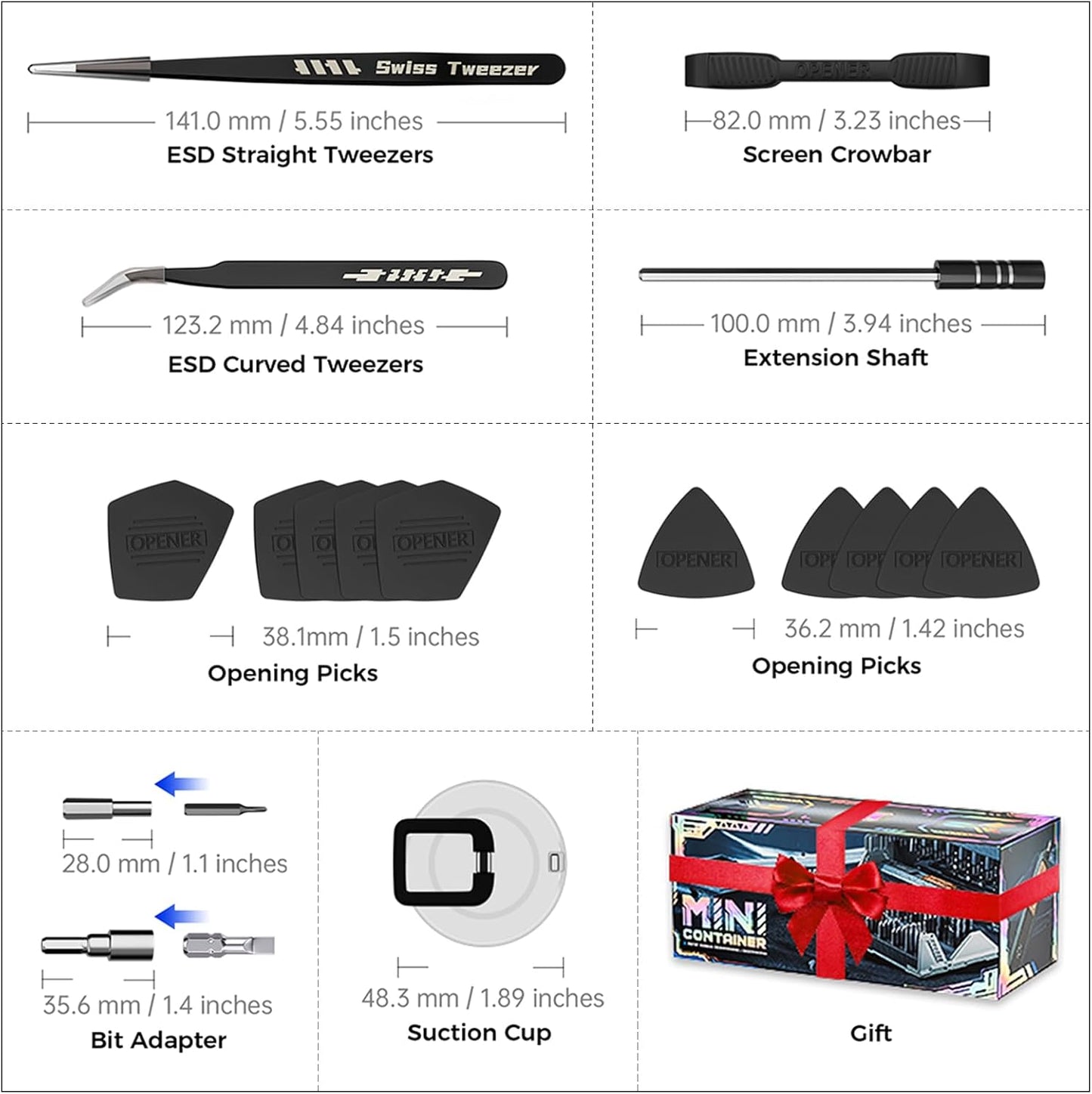 Precision Screwdriver Set with 21 Kinds of 160 Magnetic Bits, JAKEMY Multi-Bits Professional Laptop Screwdriver Repair Kit for Most Electronic Devices, Watch, Xbox, Console, Glasses, Doorbell, DIY