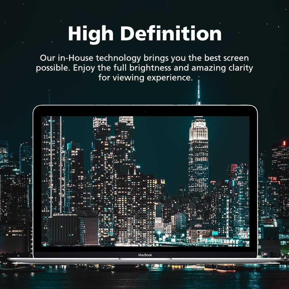 Magnetic Privacy Screen Protector for MacBook Pro 16 Inch (2024 M4,2023 M3,2022 M2,2021 M1), Removable Anti Glare Anti Blue Light Anti Spy Screen Filter