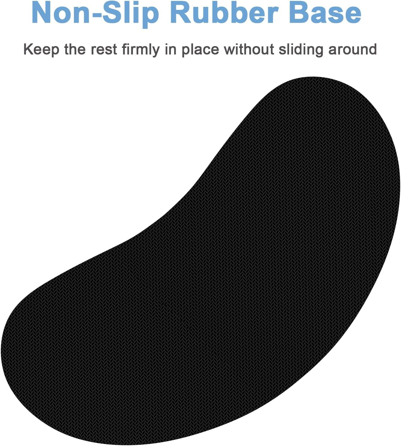 Dapesuom Mouse Wrist Rest, Ergonomic Memory Foam Mouse Wrist for Computer Desk Mats Support, Hand Rest Pad Cushion for Gaming, Office, Laptop, Men, Women, Pain Relief & Easy Typing, Malachite Green