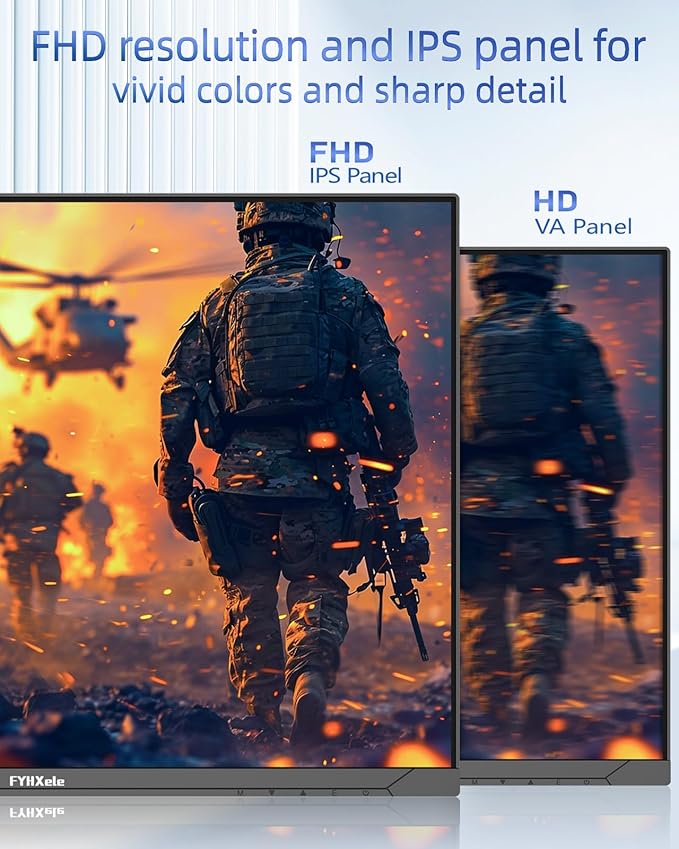 24.5 Inch Gaming Monitor 320Hz, FHD 1920x1080 Computer Monitor, 1ms Frameless, 100% sRGB, LED Background Light, Freesync Eye Care 2×Display Port, 2×HDMI