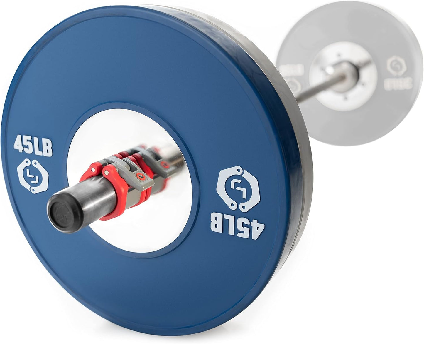 Lock-Jaw HEX 50mm / 2" Olympic Barbell Collar (Red)