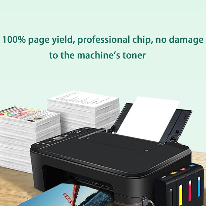 CS331 CX331 Toner Cartridge-4 Pack, 20N10K0 20N10C0 20N10M0 20N10Y0 Replacement for Lexmark CS331 CX331 CS431 CX431 Color Printers(with Chip)