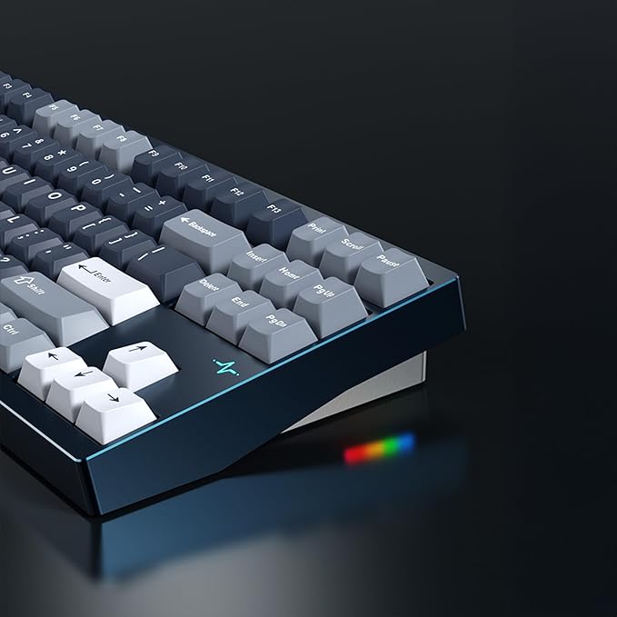 KEEBMONKEY WOBKEY Crush 80 Reboot CNC Aluminum 5-Second Quick-Release Triple-Mode Connectivity Mechanical Keyboard with Superior Acoustics (Pro Champagne Gold)