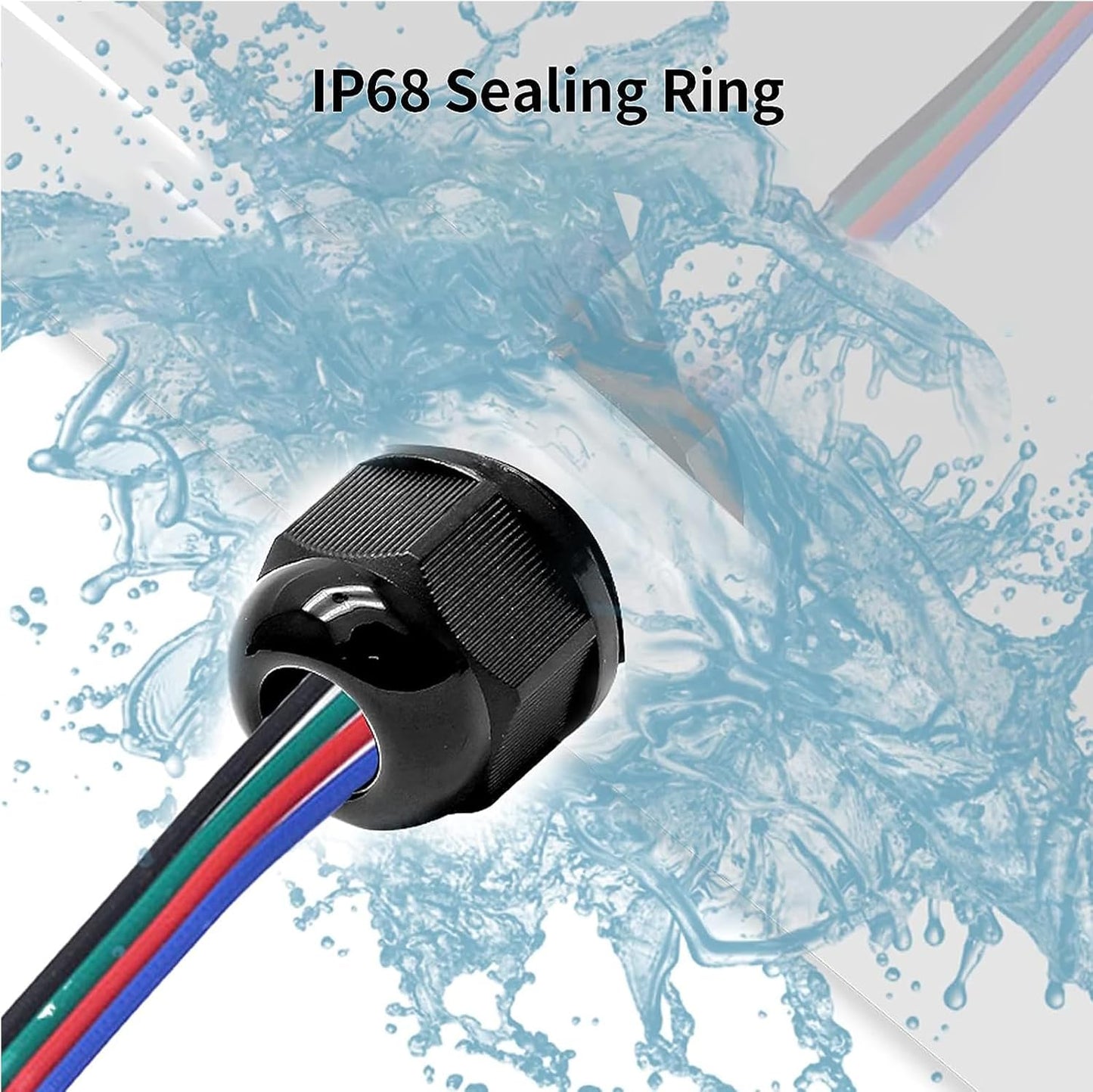 10 Pcs 3/4" NPT Nylon Cable Glands, IP68 Waterproof Adjustable Cord Grip Cable Connector Strain Relief Wire Protectors for 13-18mm Cable Diameter, Black