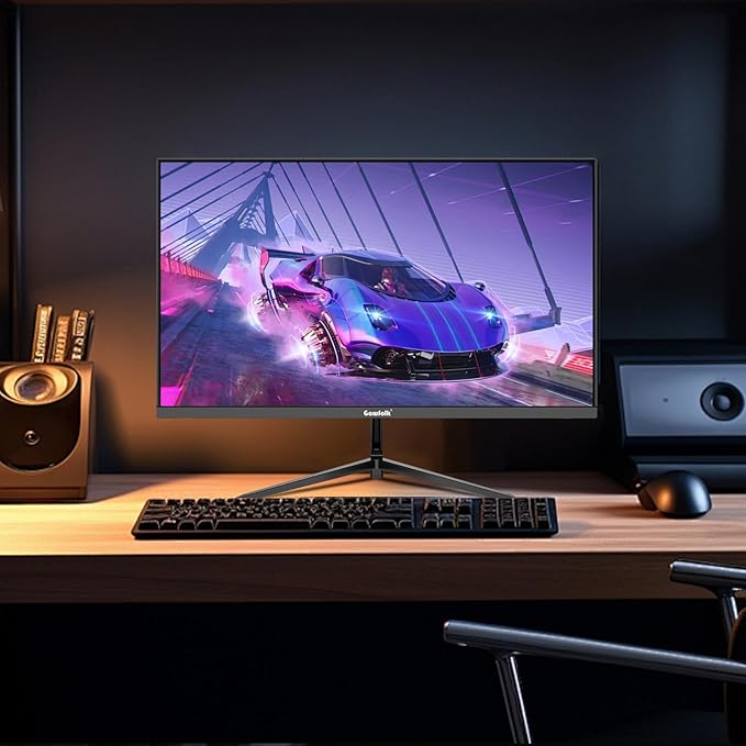 Gawfolk 27 Inch Gaming Monitor QHD (2560x1440), 260Hz, IPS Panel, 1ms Response Time, G-Sync & Freesync Compatible,Wall Mount Compatible 75 * 75mm,Black