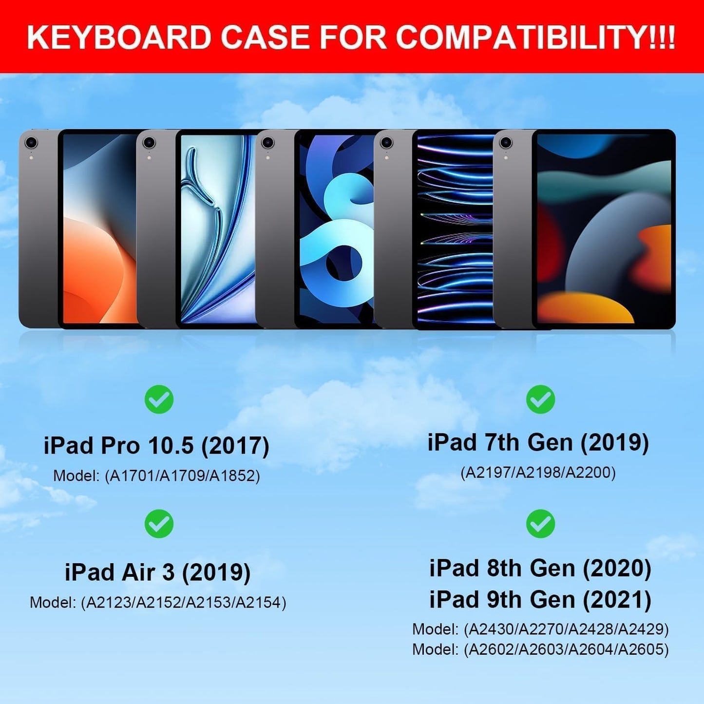 for iPad 9th Generation Case with Keyboard,Magic Style Keyboard Case for iPad 9th/8th/7th Gen 10.2 inch - Floating Cantilever Magnetic Stand Multi-Touch Trackpad (Rose Red)