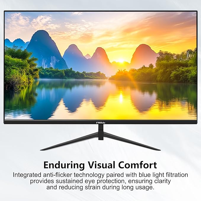 32 Inch 4K UHD 3840 * 2160 Computer Monitor 75hz 1MS, IPS Monitor for Design, Casual Gaming, Work, Ultra-Slim Bezel Monitor Support Adaptive-Sync,100% sRGB,HDR,2X DP & 2X HDMI, VESA 100 * 100mm