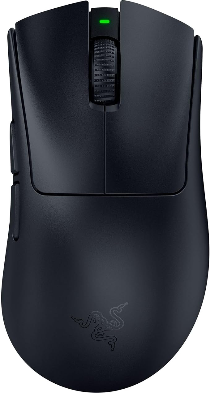 Razer DeathAdder V4 Pro Wireless Gaming Mouse: 56g Lightweight - HyperSpeed Wireless Gen-2 - Optical Scroll Wheel - Optical Switches Gen-4 - Focus Pro 45K Sensor Gen-2 - Up to 150 Hr Battery