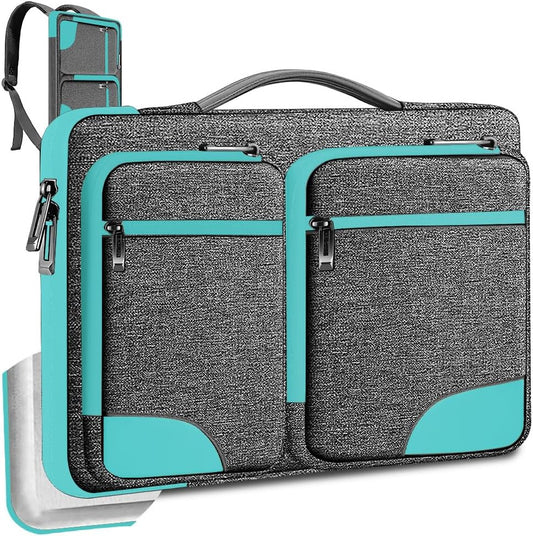 ZINZ Laptop Case 15 15.6 16 inches Sleeve Slim Briefcase Spill-Resistant Handbag for Most Popular 15" 15.6" 16" Notebooks，G01BL02
