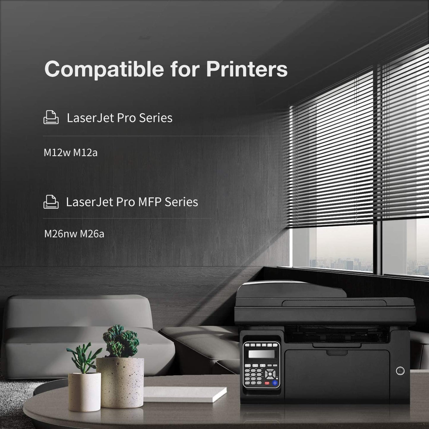 LEMERO 79A Toner Cartridge Compatible Replacement for HP 79A CF279A to use with Laserjet Pro M12w M12a MFP M26nw M26a (Black, 2-Pack)